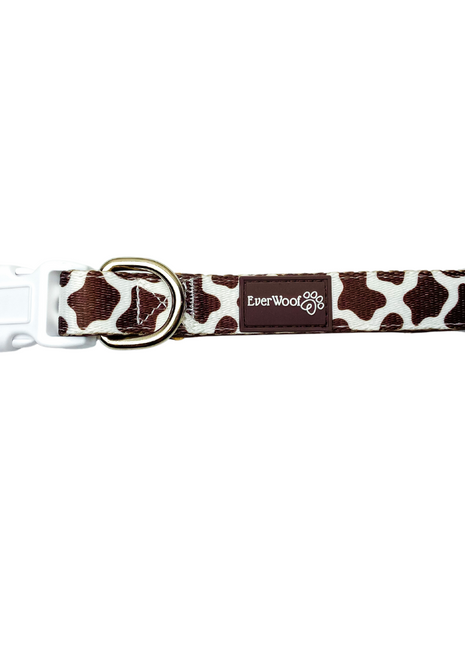 Chocolate Cow Collar