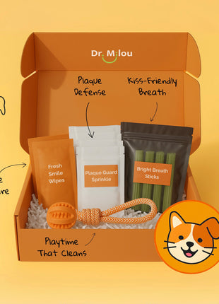 Dr. Milou Everyday Essentials Pet Dental Care Kit