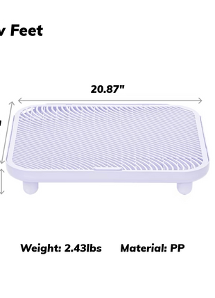 Cat Litter Mat Trapping Mat, Non-Slip Litter Mat for Cat, Litter Step Mat