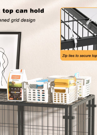 47.2' Dog Crate for Small Medium Large Dogs, Puppy Dog Playpen for Yard Indoor Outdoor Use, Pet Dog Cage Kennel (47.2'L x 23.6'W x 23.6'H)