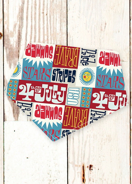 "4th of July" Dog Bandana