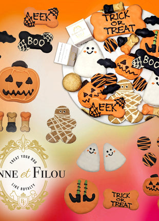 Halloween Themed Dog Treats Gift Box