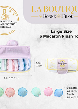 Plush Squeaky Dog Toy Set- Large