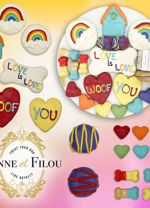 Pride Themed Dog Treats Gift Box