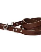 Modern Style Chocolate Leather Leash
