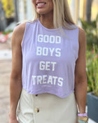 Good Boys Get Treats Crop Tank | Gift for Dog Moms | Made in USA