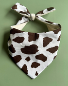 Cow Print Dog Bandana