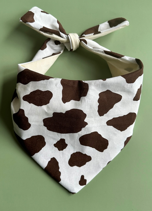 Cow Print Dog Bandana