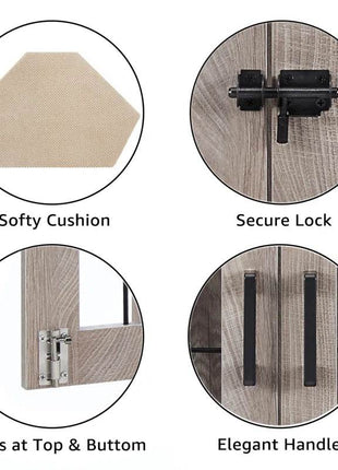 Dereham Furniture Corner Dog Crate with Cushion