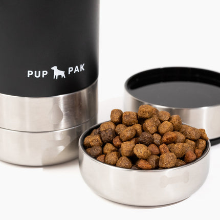 Pup Pak Dog Water Bottle with Detachable Bowls