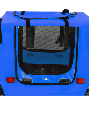 Pet Bike Trailer Dog Cart for Bicycle,Suitable for Small and Medium Pets, Easy Folding Cart Frame, Quick Release Wheel, Non-Slip Floor, Internal Leash