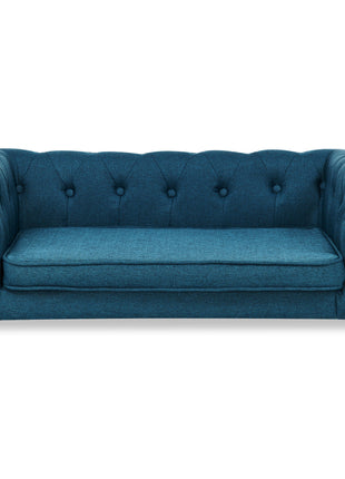 Elegant Rectangle Pet Bed, Durable Elevated Dog Sofa Bed, Comfortable Dog Couch, Blue Foam, 40'*23'*14'