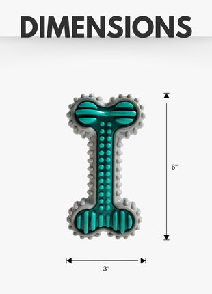 TPR Dental Bone Dog Chew Toy – Ultimate Oral Care & Fun for Light to Medium Chewers