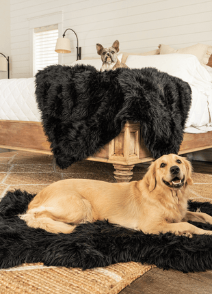 PupProtector™ Waterproof Throw Blanket - Midnight Black