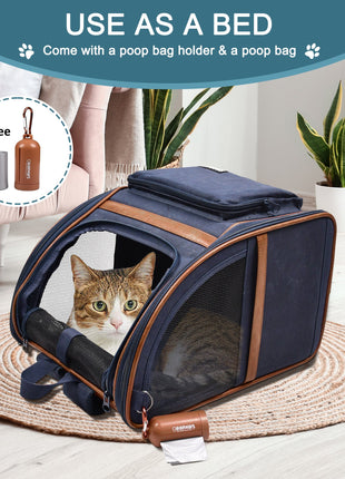 GOOPAWS Soft Backpack Carrier for Small Dogs and Cats, Collapsible with Breathable Mesh - Pup List