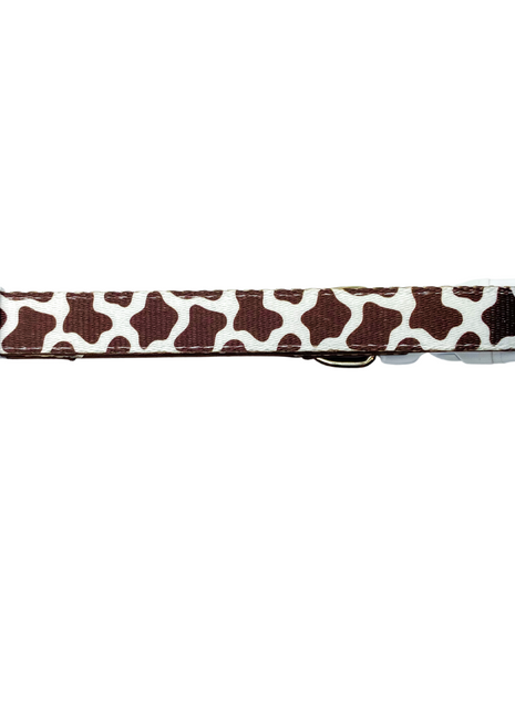 Chocolate Cow Collar