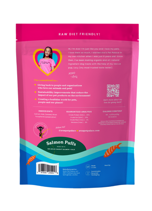Freeze Dried Dog Treats - Salmon Puffs