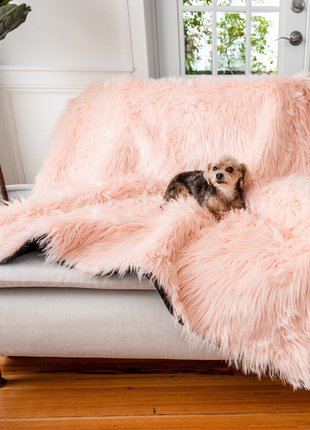 PupProtector™ Waterproof Throw Blanket - Blush Pink