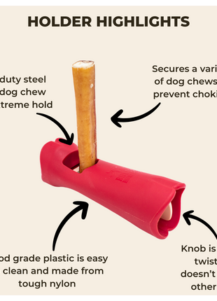 Bully Stick Safety Holder