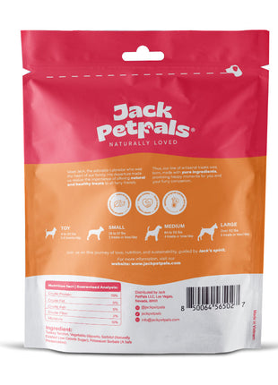Jack PetPals Handcrafted Jerky Turkey Tendon Dog Treats (2.5oz)