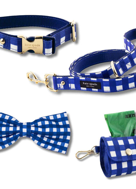 Kate Spade Navy Gingham Walk Set M/L