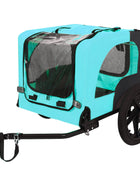 Pet Bike Trailer Dog Cart for Bicycle,Suitable for Small and Medium Pets, Easy Folding Cart Frame, Quick Release Wheel, Non-Slip Floor, Internal Leash - Pup List