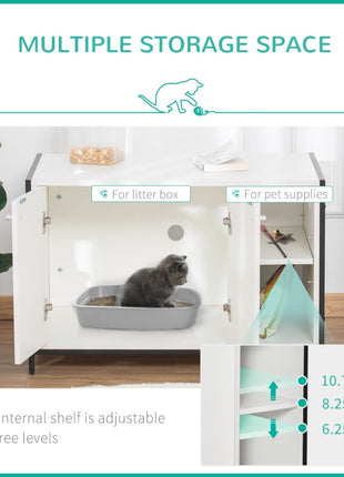 Hidden Cat Litter Box Enclosure