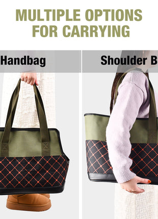 GOOPAWS Dog Purse Carrier for Small Dogs, Soft-Sided Tote Bags with Pocket and Anti-Slip Bottom - Pup List