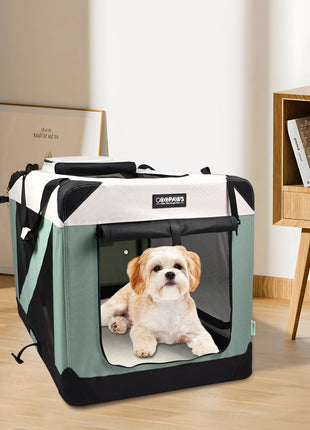 Jespet & GOOPAWS Indoor & Outdoor 3-Door Collapsible Soft-Sided Dog, Cat & Small Pet Crate - Pup List