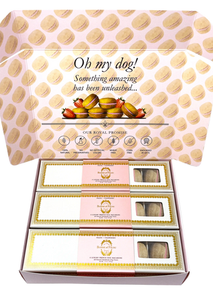 Dog Macaron Combo Gift Box (18 French Dog Macarons)
