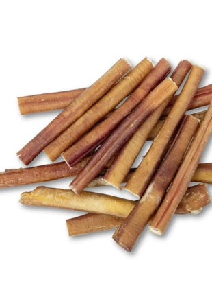 All-Natural Beef Bully Stick Dog Treats, High Protein & Long-Lasting Chews – 6-Inch Thick (3-Pack)