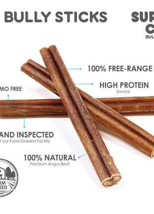 6" Jumbo Bully Sticks (10-Pack)