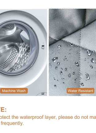 GOOPAWS Quilted Scratchproof Dog Front Car Seat Cover, Grey, 40''L - Pup List