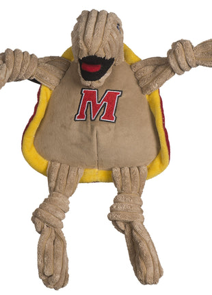 NCAA University of Maryland - Testudo the Terrapin Knottie® Plush Dog Toy