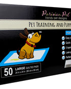 Parisian Pet 'Premium Training Pads' for Puppies & Dogs – Leakproof & Absorbent Pads, 50 Pads