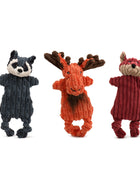 Woodland HuggleFlatties™ Assorted Durable Plush Dog Toys (3pk)