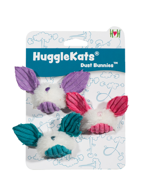 HuggleKats® Dust Bunnies Cat Toys, 3 Pack - Pup List