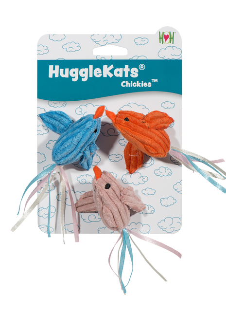 HuggleKats® Chickies Cat Toys, 3 Pack - Pup List