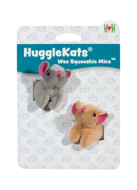 HuggleKats® Wee Squooshie™ Mice Cat Toys, 2 Pack - Pup List