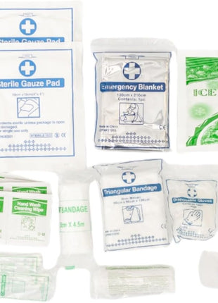 Country Living 50-Piece Pet Travel First Aid Kit for Emergencies, Safety, Adventure & On-the-Go Pet Care
