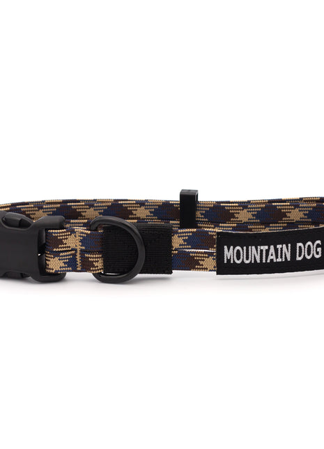 Adventure Style Mountain Argyle Climbing Rope Dog Collar