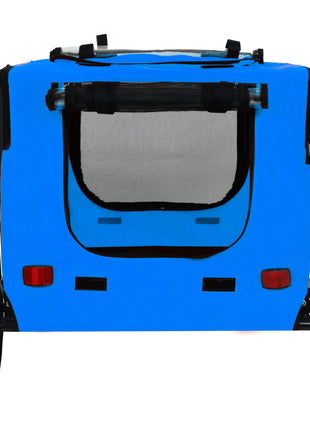 Pet Bike Trailer Dog Cart for Bicycle,Suitable for Small and Medium Pets, Easy Folding Cart Frame, Quick Release Wheel, Non-Slip Floor, Internal Leash