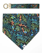 Magical Fern Forest Dog Bandana & Matching Keychain