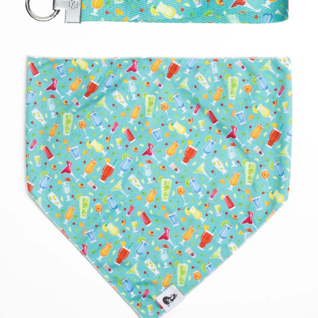 Seaside Sips Dog Bandana & Matching Keychain
