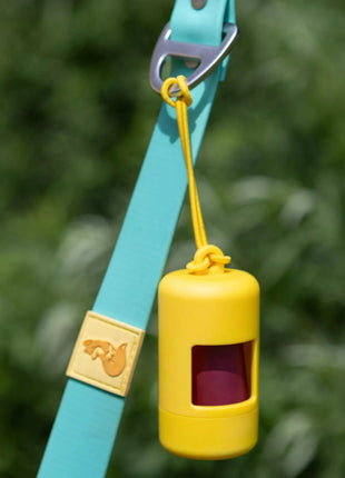 Sun-kissed Yellow Waste Bag Dispenser