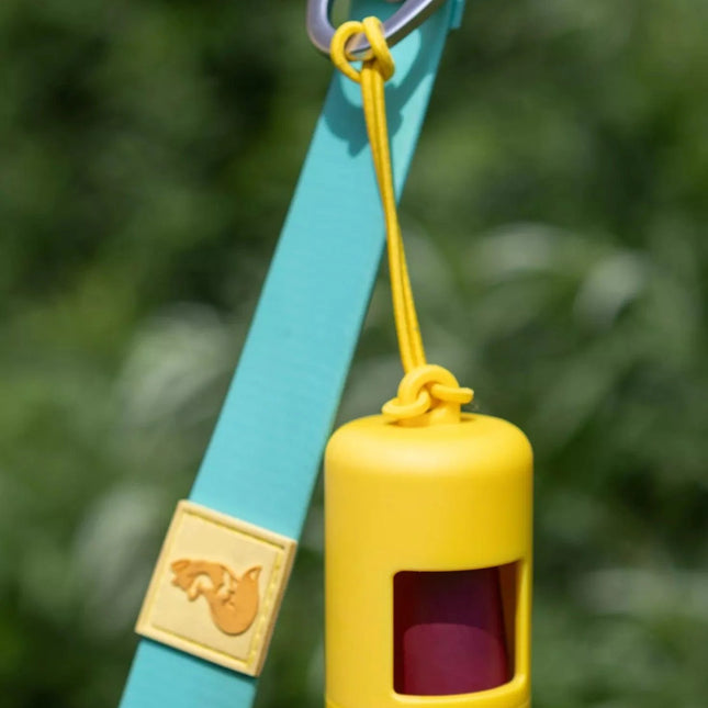 Sun-kissed Yellow Waste Bag Dispenser