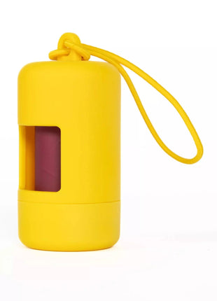 Sun-kissed Yellow Waste Bag Dispenser