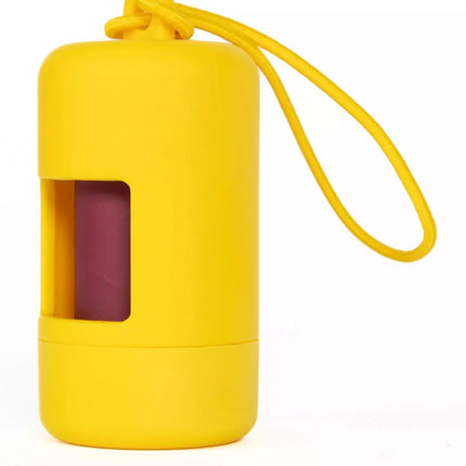 Sun-kissed Yellow Waste Bag Dispenser
