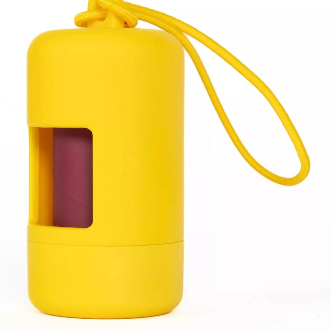 Sun-kissed Yellow Waste Bag Dispenser