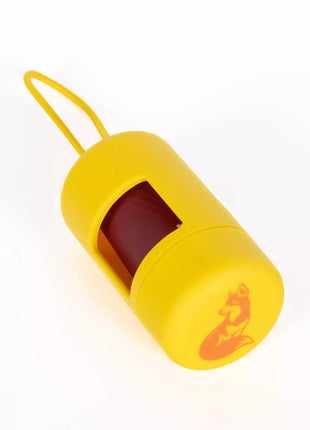 Sun-kissed Yellow Waste Bag Dispenser